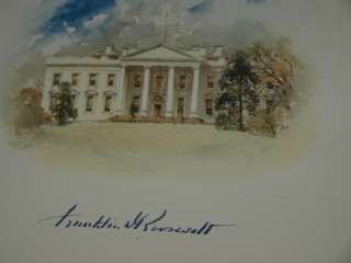 Franklin Roosevelt SIGNED 1st LTD Democratic Book FDR  