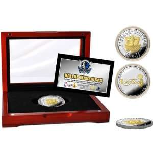  2011 NBA Champions Two Tone Silver Coin 
