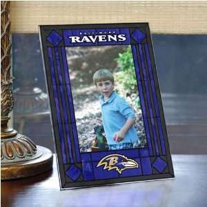  Baltimore Ravens Art Glass Picture Frame Sports 