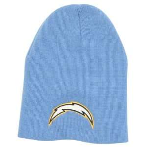   Diego Chargers Classic Winter Knit Beanie Hat   Sky: Sports & Outdoors