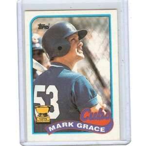   1989 TOPPS MARK GRACE #465 ALL STAR ROOKIE IOWA CUBS 