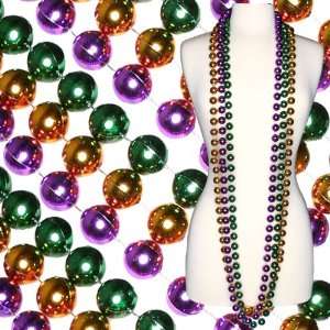  70 18 mm Mardi Gras Beads Pack 