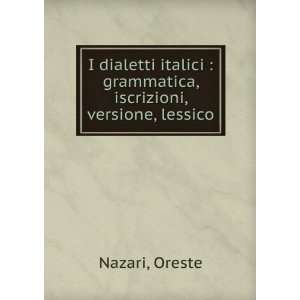 I dialetti italici  grammatica, iscrizioni, versione 