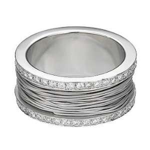   950 Platinum 10mm Diamond Wedding Bands Rings 2500   Size 5: Jewelry