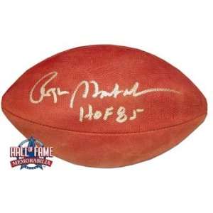 Roger Staubach Autographed/Hand Signed NFL Pro Football with HOF 85 