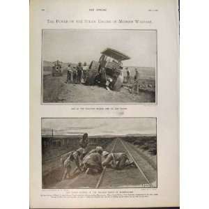  Boer War Africa Traction Engines Railway Empire Troops 