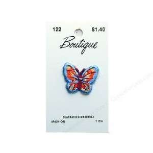  Boutique Iron On Appliques   Colorful Butterfly