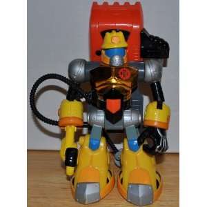 Back Hoe Construction Robot (Yellow) Robo Team (Retired) Rescue Hero 