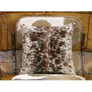  Brown Speckled Cow / Steer Hide (Cowhide) Pillow