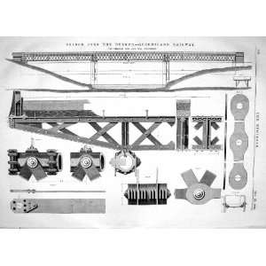  ENGINEERING 1866 BRIDGE RIVER BREMER QUEENSLAND RAILWAY 