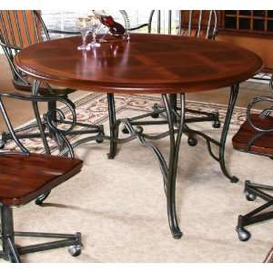 Bassett Mirror Company Windsor Casual Round Dining Table:  