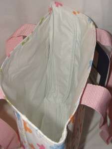 NWT JANSPORT WHITE BUTTERFLY BUTTERFLIES TOTE BAG PURSE  