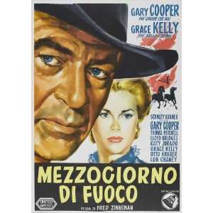   Italian B 27x40 Gary Cooper Grace Kelly Lloyd Bridges