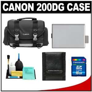  Canon 200DG Digital SLR Camera Case Gadget Bag + 16GB Card 