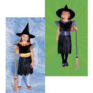  Child Velveteen Witch Costume Medium: Toys & Games