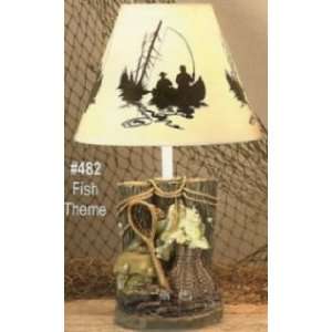  Rivers Edge Deluxe Fishing Table Lamp: Home Improvement