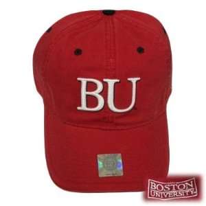  NCAA FITTED BOSTON UNIVERSITY TERRIERS RED HAT CAP XL 