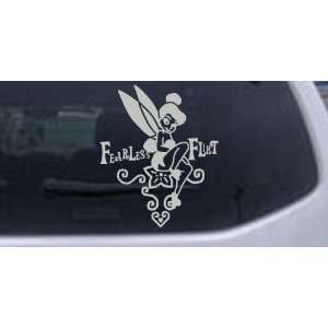 Tinkerbell Fearless Flirt Decal Cartoons Car Window Wall Laptop Decal