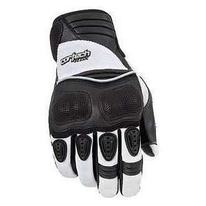  CORTECH HDX MENS LEATHER MOTORCYCLE GLOVE (2XLARGE, WHITE 