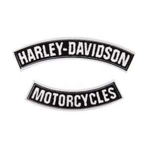 Harley Davidson Motorcycles Back Patch Rockers Set for Jacket Vest New 