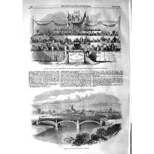  1853 Dais Banquet Shire Railway Iron Bridge Hereford