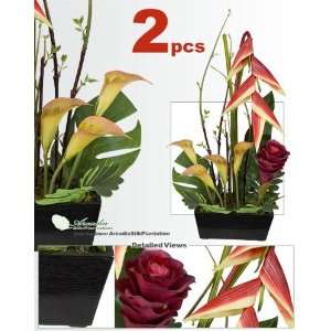   Heliconia Mix Flowers and Plants Arrangement: Home & Kitchen