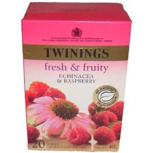 Twinings (Uk) Infusion Echinacea & Raspberry 20 Tea Bags:  