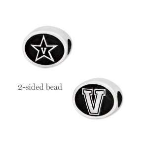 Vanderbilt University Silver Collegiate Charm: Jewelry