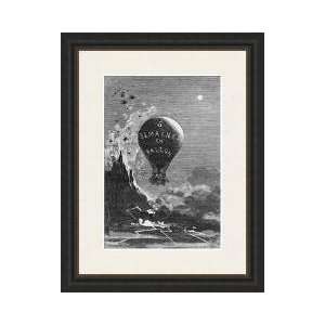   Balloon By Jules Verne 18281905 Framed Giclee Print