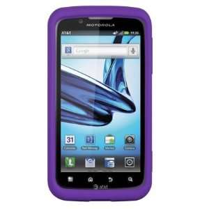 VMG Motorola Atrix 2 II MB865 Soft Silicone Case   Purple Premium Soft 