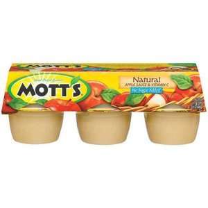 Motts Applesauce, Natural, 3.9 Ounce Grocery & Gourmet Food
