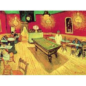   THE NIGHT CAFE BY VINCENT VAN GOGH SMALL CANVAS REPRO