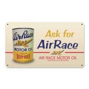  Air Race Motor Oil Vintage Metal Sign