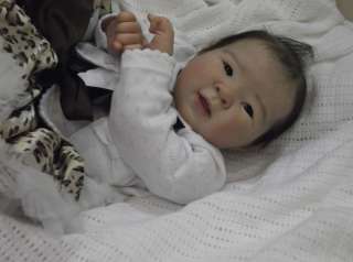 CLARES BABIES* ASIAN / CAUCASIAN Reborn Baby Girl PROTOTYPE Jiali 