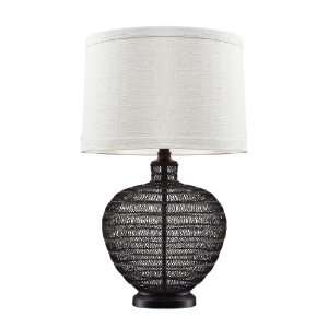   Lighting D2270 Lincoln Table Lamp, Bronze Finish with Highlights: Home