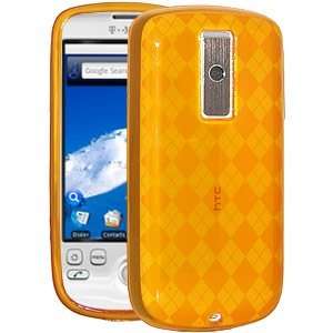   Argyle Skin Case   Orange For HTC Magic Precise cutouts Electronics