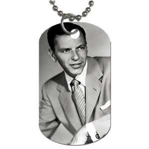 Frank Sinatra Dog Tag with 30 chain necklace Great Gift Idea