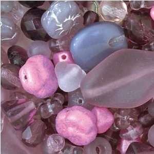  Blue Moon Czech Glass Bead Mix 33 Grams/Pkg Amethyst