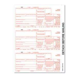  TOPS 2298TA   IRS Approved 1098T Tax Forms, 3 3/4 x 8, 50 