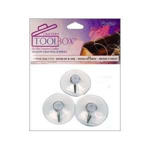  Darice Suction Cup with Hooks, 42mm, Clear Arts, Crafts 