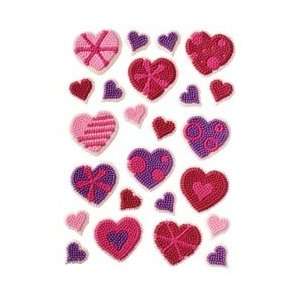  Wilton Icing Decs 24/Pkg Patterned Hearts; 6 Items/Order 