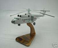 Mi 6 Hook Mil Mi6 Helicopter Wood Model Free Ship New  