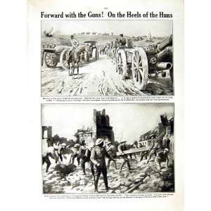    1917 WORLD WAR WANCOURT HENINEL SOLDIERS ARRAS GUNS