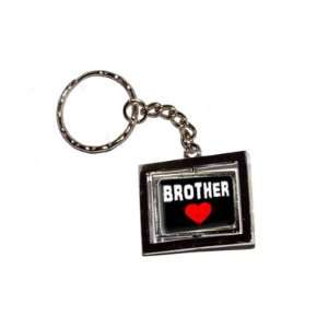  Brother Love   Red Heart   New Keychain Ring: Automotive