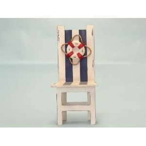  Wooden Highback Chair 18     Nautical Decorative Gift 