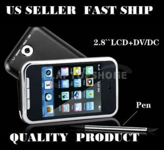   LCD Touch Screen 4GB 4G MP3 MP4 Player FM Camera Free Touch pen  