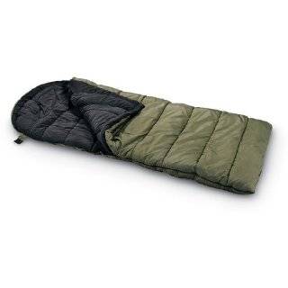 Wenzel Tundra Minus 10 Degree Rectangular Hooded Sleeping Bag (Green 