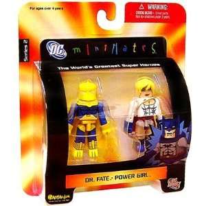 Dc Minimates Series 2 Dr. Fate & Power Girl Toys & Games