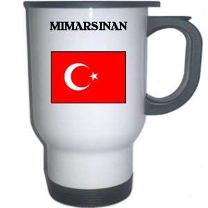 Turkey   MIMARSINAN White Stainless Steel Mug 
