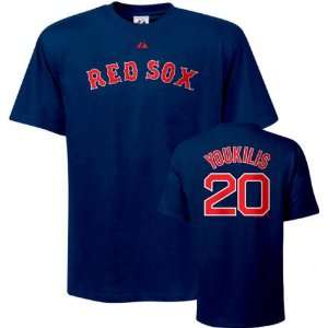  Mens Boston Red Sox #20 Kevin Youkilis Name and Number 